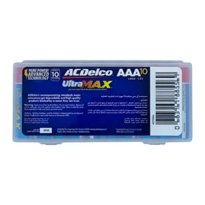 AC Delco بطاريات الترا ماكس قلوية AAA – 10 حبات