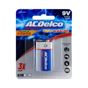 AC Delco Alkaline 9V – 1 Battery