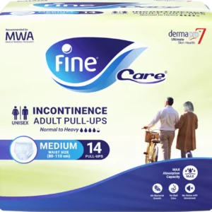 Fine Care Adult Pull-Up Diaper – Medium (14 Pieces)